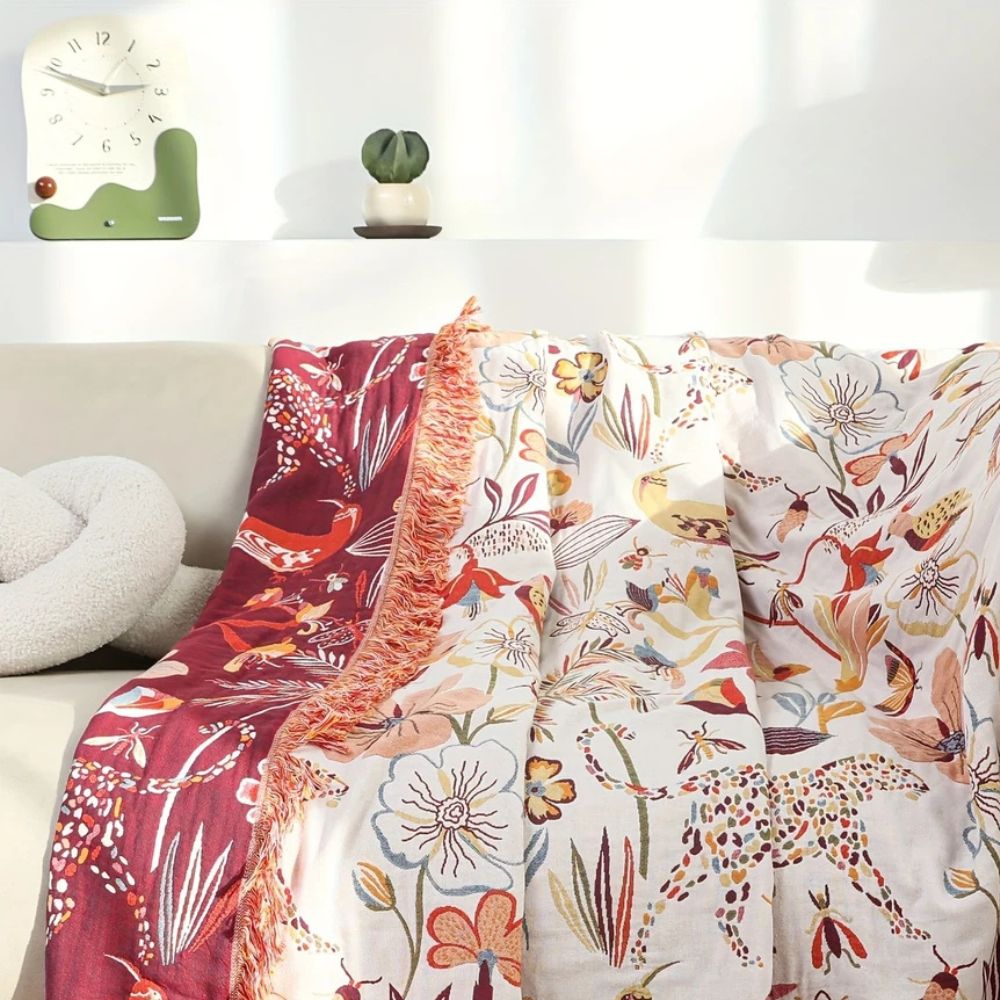 Blanket Reversible Cotton Lightweight & Breathable - Image 4