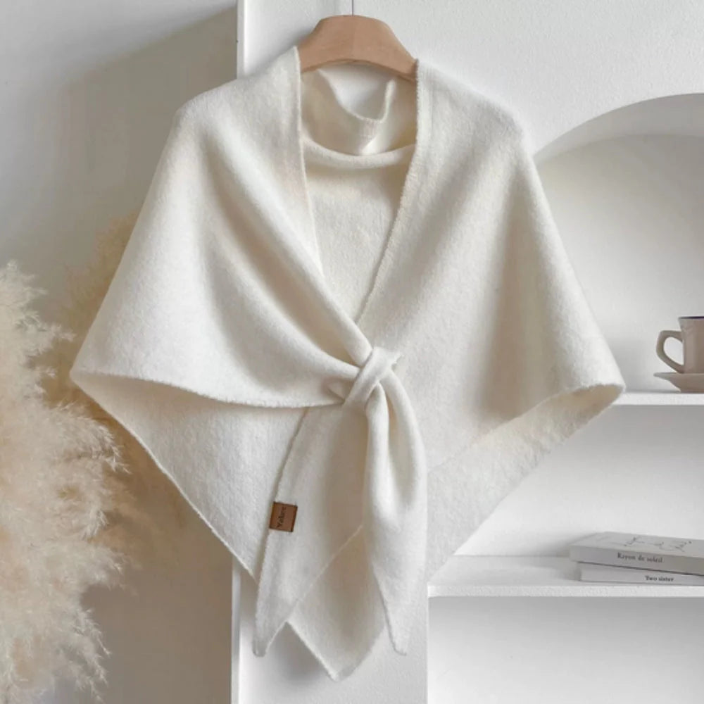 Triangle Shawl Lightweight Microfiber Blend Machine Washable - Image 4
