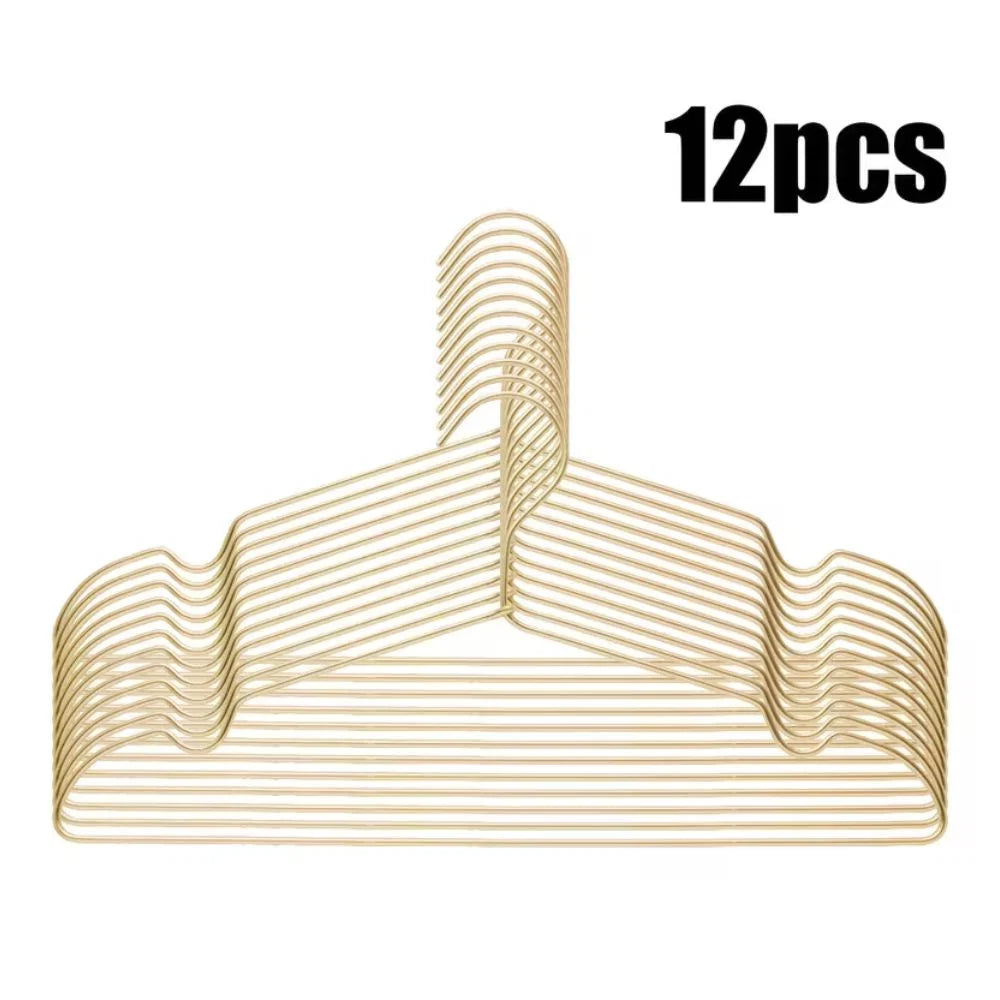 Clothes Hangers Slim Aluminum Non-Slip Set of 12 - Image 5
