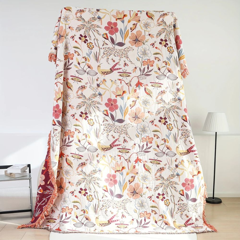 Blanket Reversible Cotton Lightweight & Breathable - Image 5