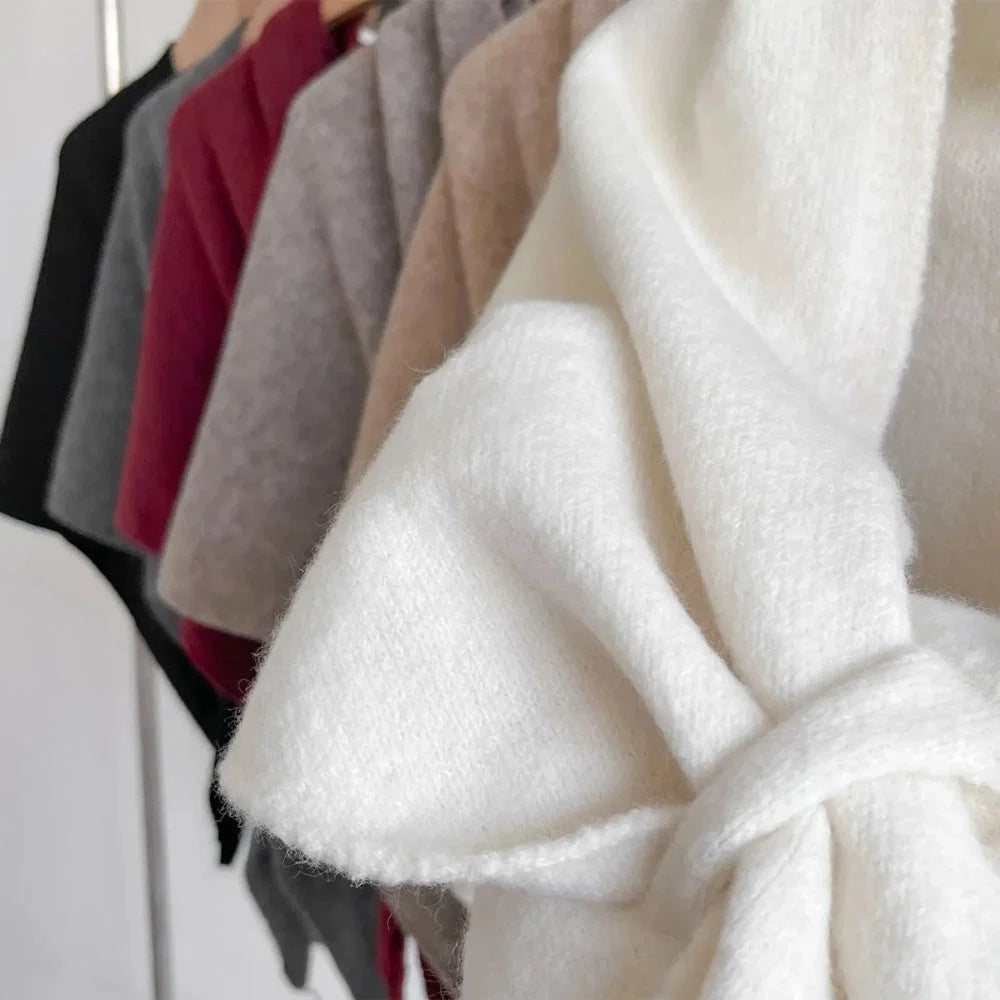 Triangle Shawl Lightweight Microfiber Blend Machine Washable - Image 5