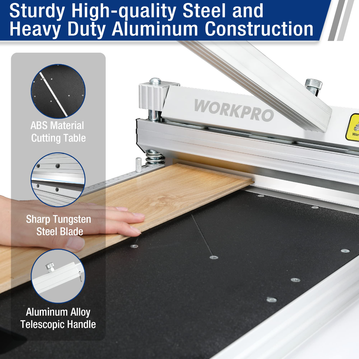 WORKPRO 13" Laminate Vinyl Floor Cutter - Image 2