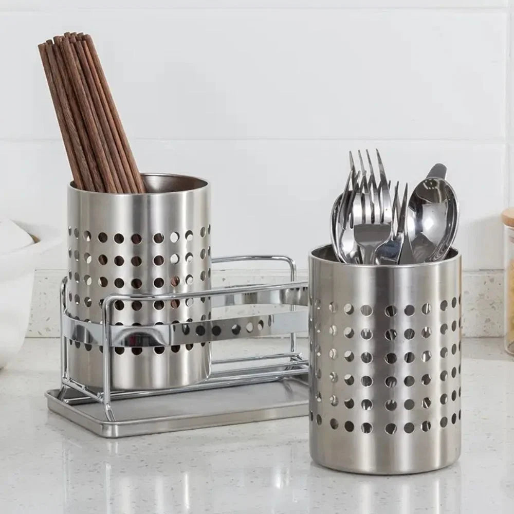 Cutlery Organizer Stainless Steel Drain Tray - Image 6