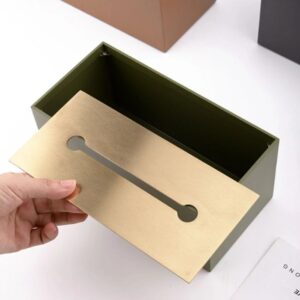 Tissue Box Holder Iron Minimalist Design