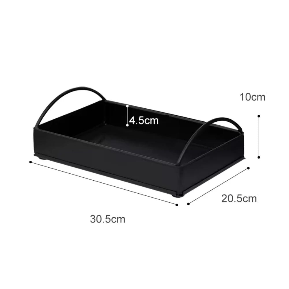 Display Tray Faux Leather Matte Finish Built-In Handles - Image 8