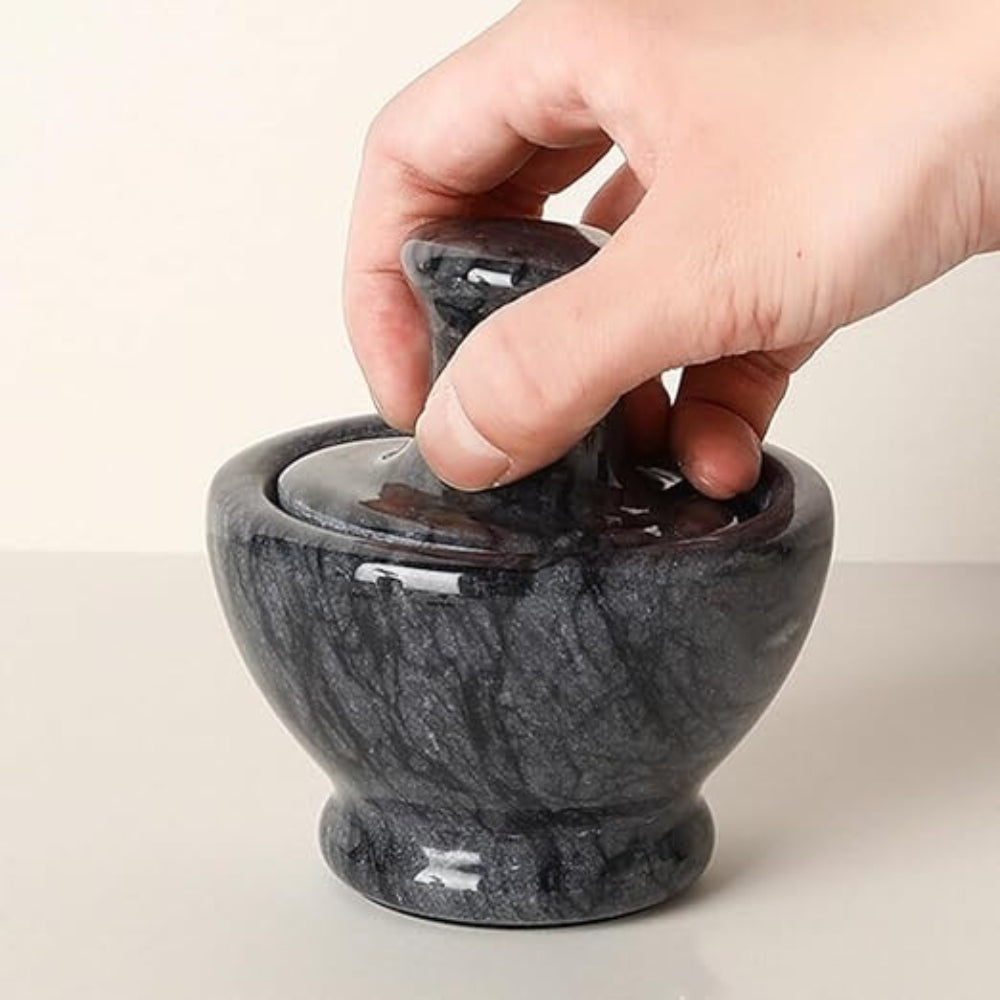 Mortar And Pestle Marble Ergonomic Non-Slip - Image 4