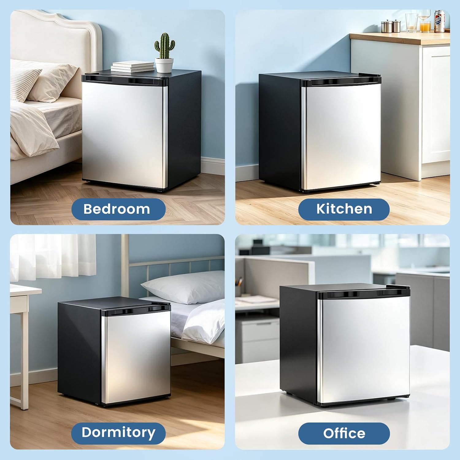 Kismile 1.3 Cu.Ft Mini Fridge, Single Door Compact Refrigerator RE5836 - Image 14
