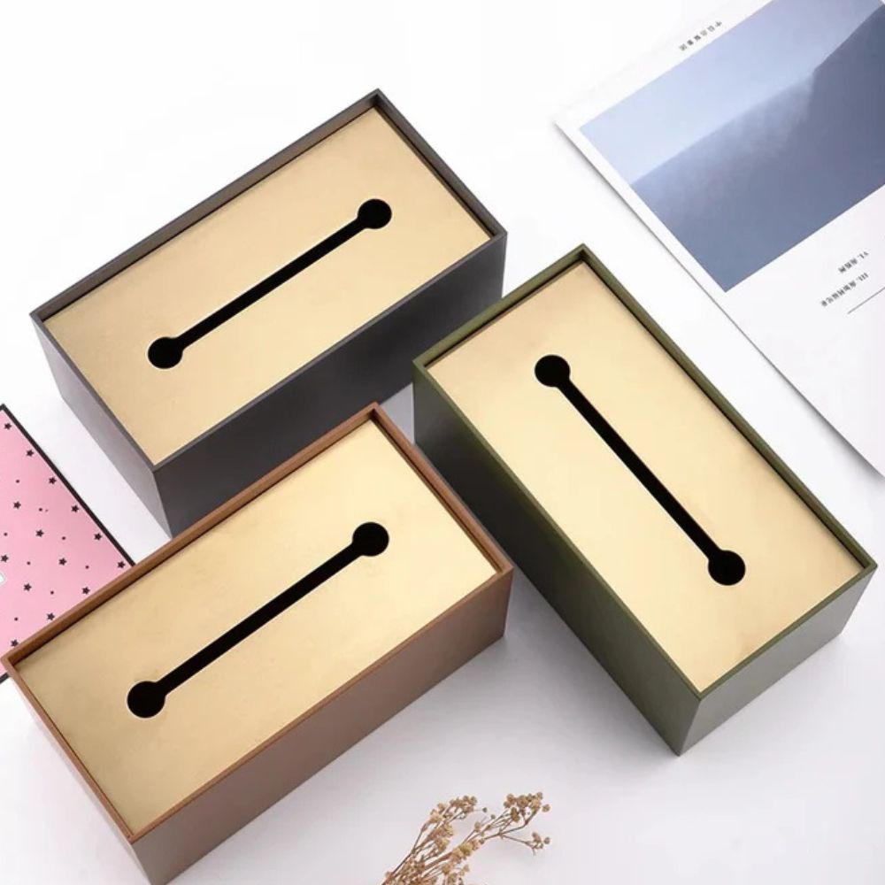 Tissue Box Holder Iron Minimalist Design - Image 4