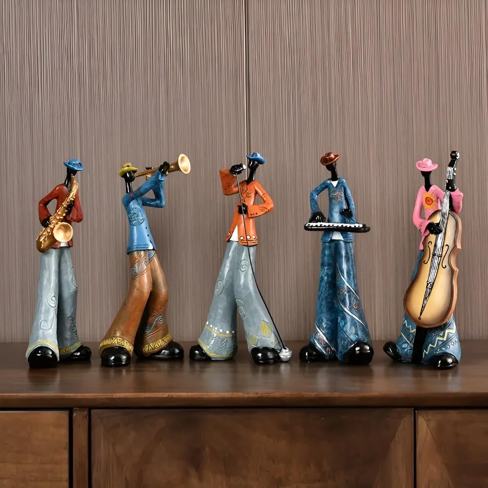 Tabletop Figurine Resin Abstract Jazz Design - Image 5