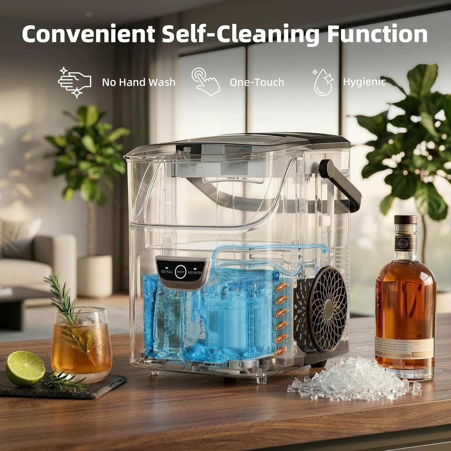 35Lbs/24H Nugget Ice Maker Countertop IM11002 - Image 6