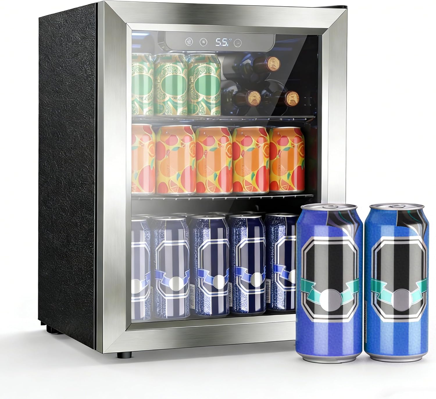1.7 Cu Ft Beverage Refrigerator and Mini Fridge Cooler - 68 Can Capacity 58048RWC0