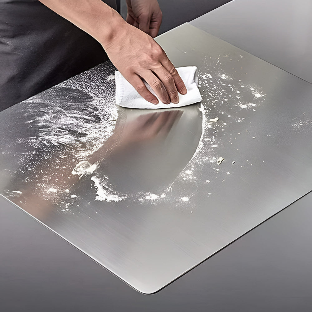 Chopping Board 304 Stainless Steel Non-Slip Hem - Image 12