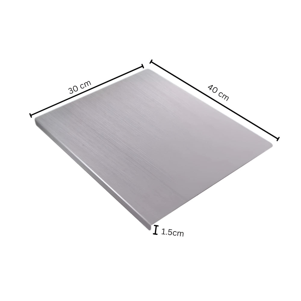 Chopping Board 304 Stainless Steel Non-Slip Hem - Image 13