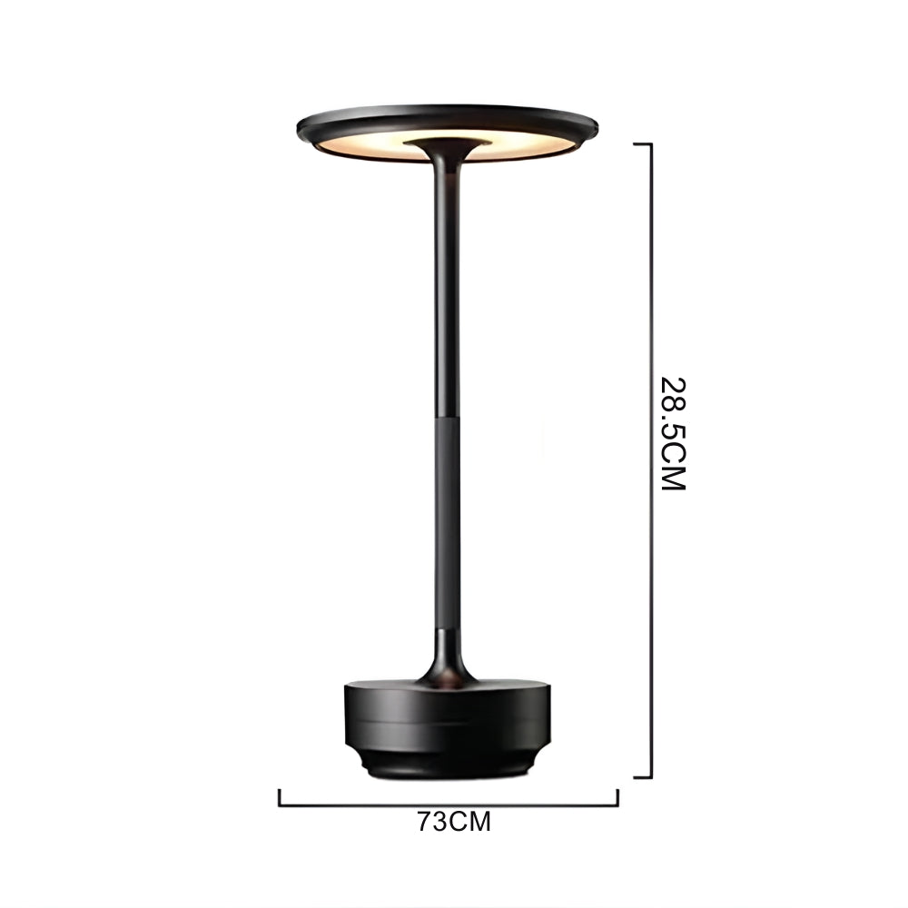 Desk Lamp Brushed Aluminium Rechargeable Touch Dimming - Image 13