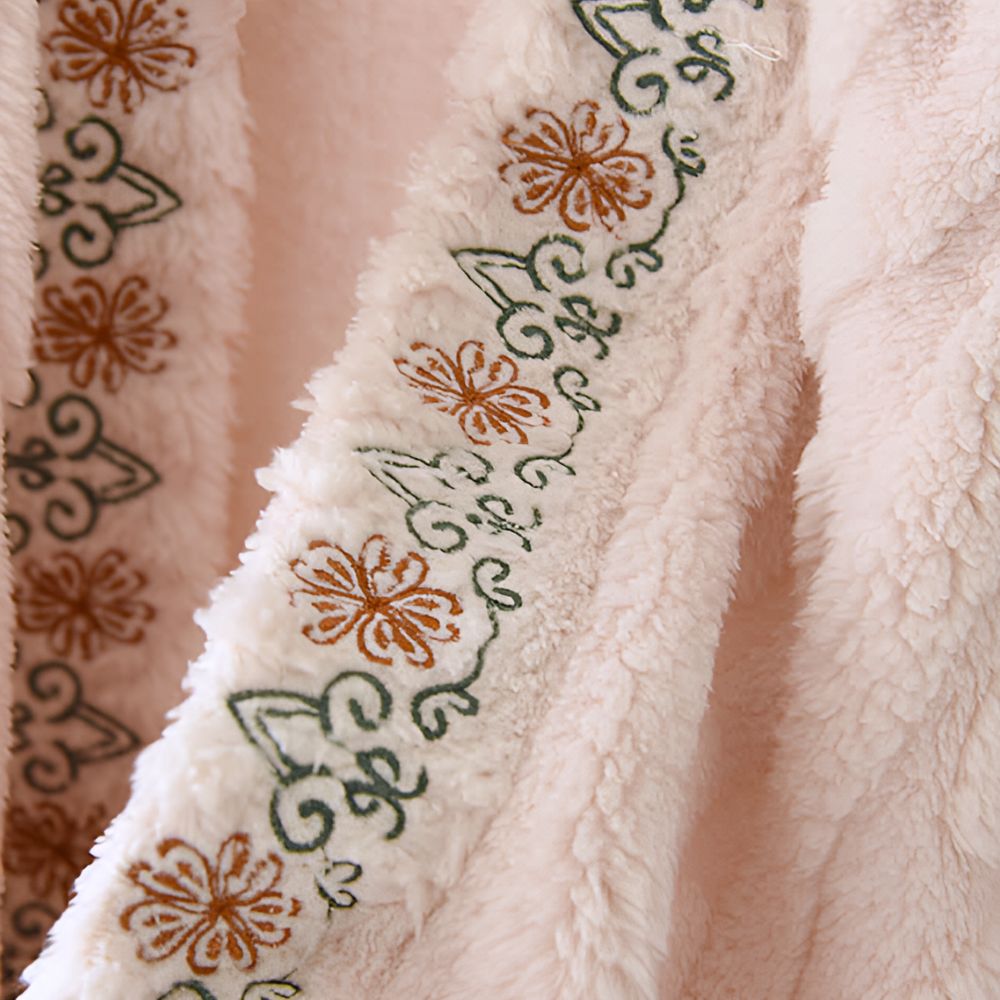 Shawl Wrap Embroidered Microfiber Ultra Soft Machine Washable - Image 5