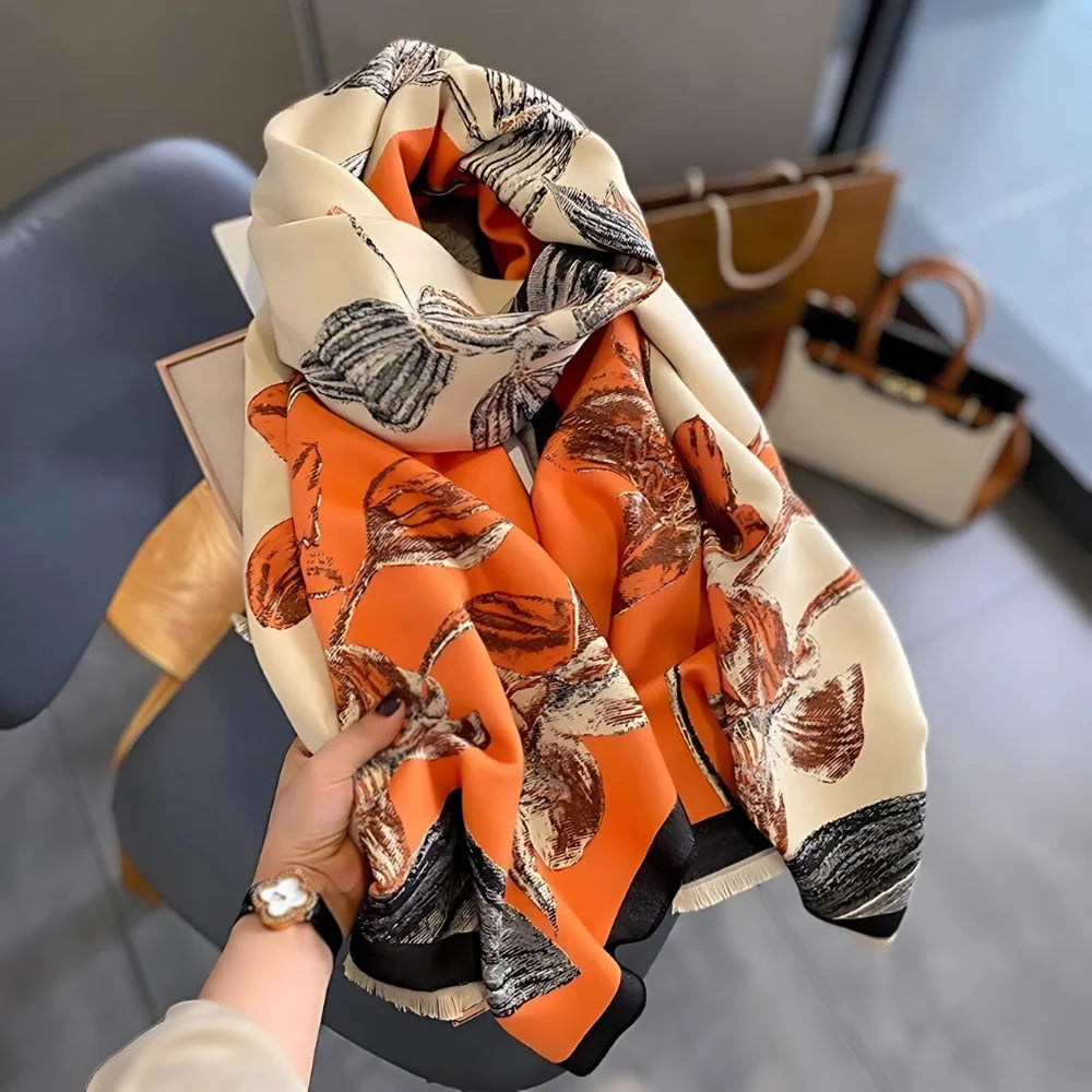 Scarf Woven Microfiber Generous Length Wind & Sun Protection - Image 7