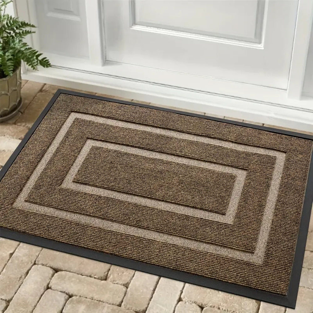 Entry Door Mat Dirt-Trapping Stain-Resistant Non-Slip Rubber Backing - Image 3