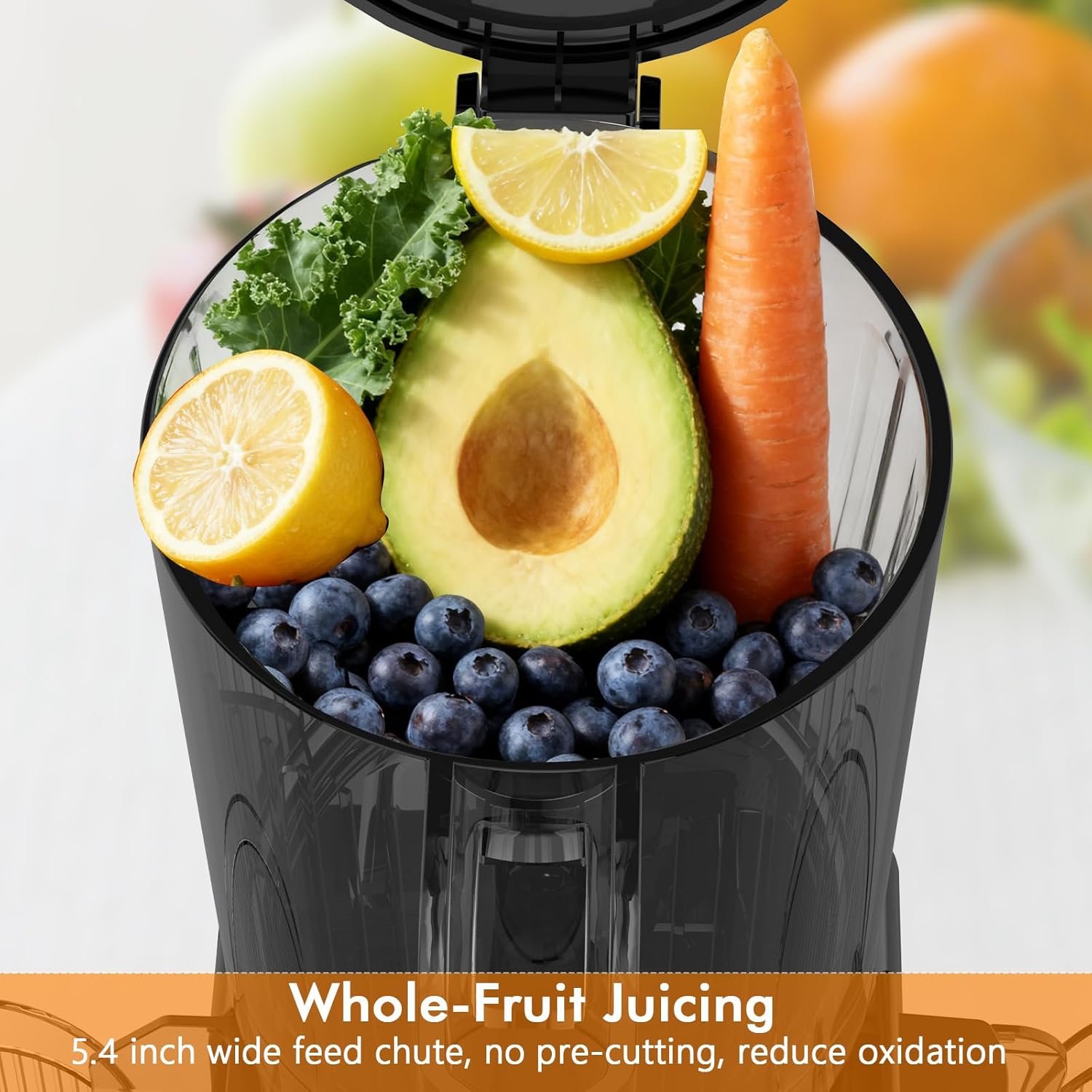 Kismile Juicer Machines with 5.4" Large Feed Chute 27120KJU0 - Image 11