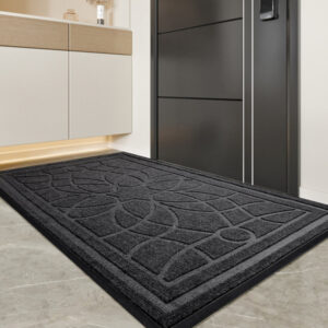 Door Mat Mandala Pattern Non-Slip Backing & Low-Profile