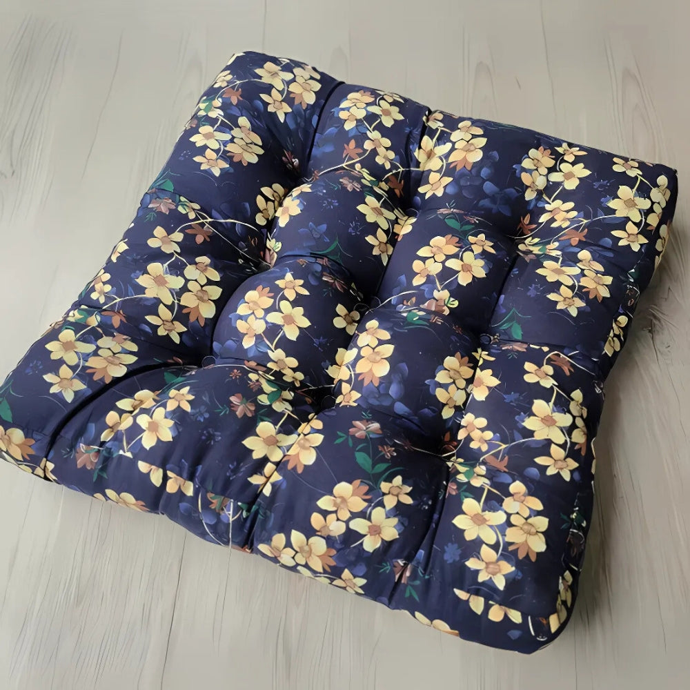 Square Seat Cushion Microfiber Removable Cover & Anti-Slip Strap - Image 6