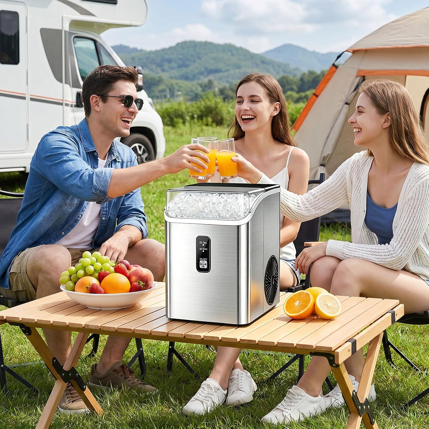 35 lb Nugget Ice Maker Countertop, Self-Cleaning IM5815NG - Image 14