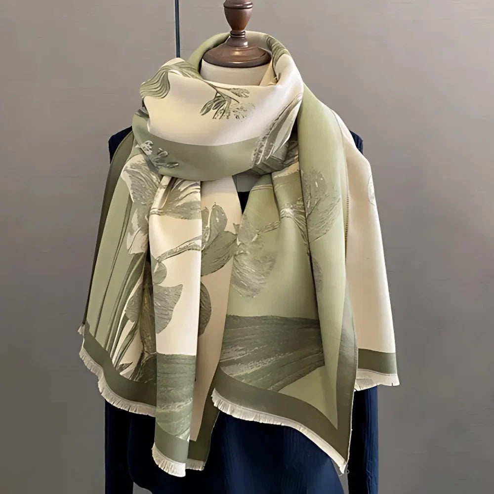 Scarf Woven Microfiber Generous Length Wind & Sun Protection - Image 2
