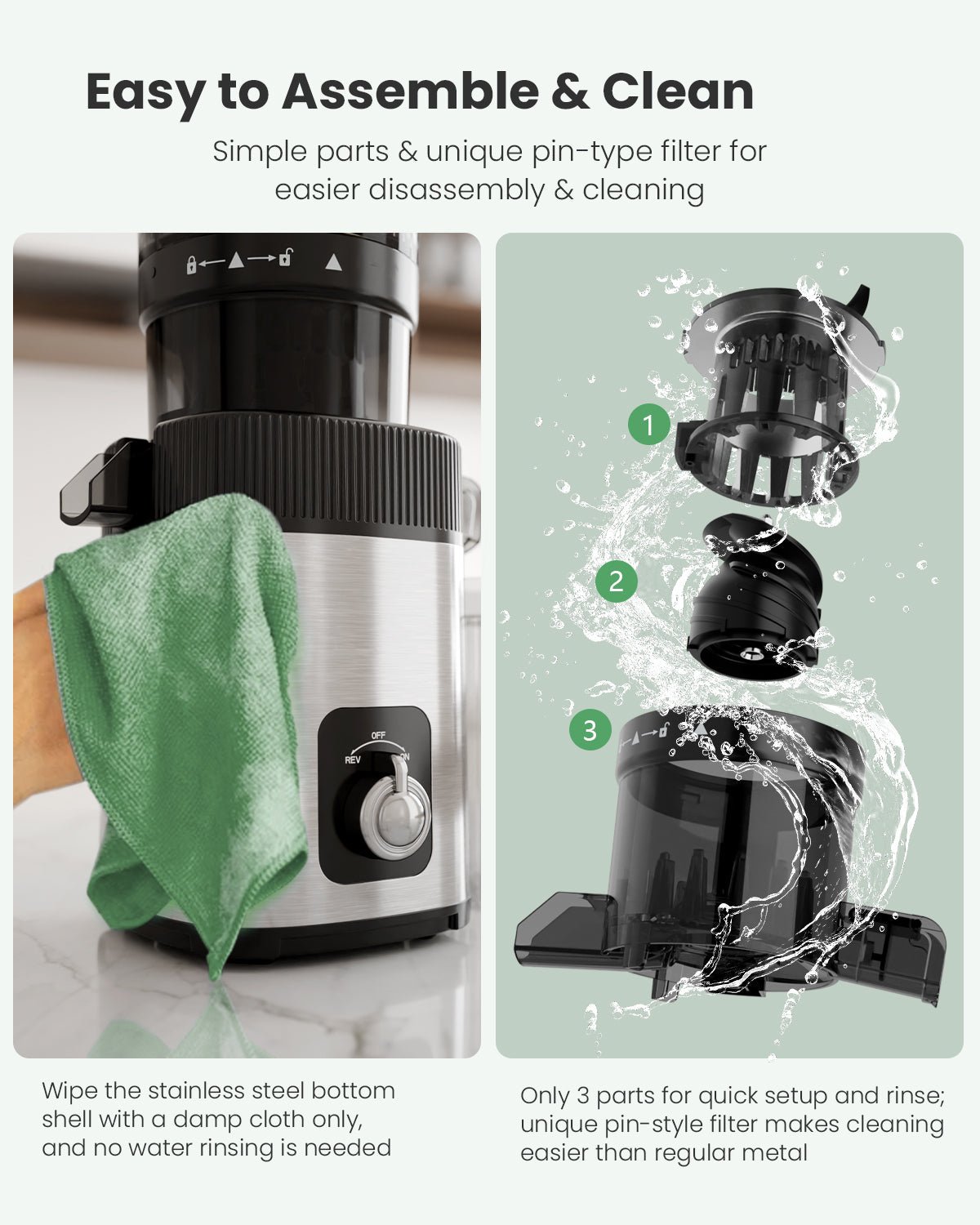 Kismile Cold Press Juicer Machine 27901KJU0 - Image 6