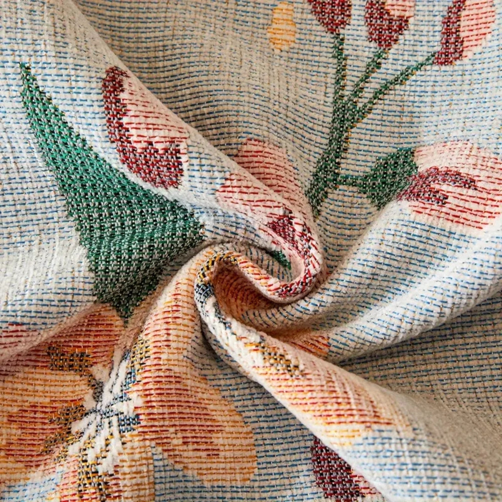 Sofa Cover Reversible Floral Jacquard Cotton-Microfiber Machine-Washable - Image 7