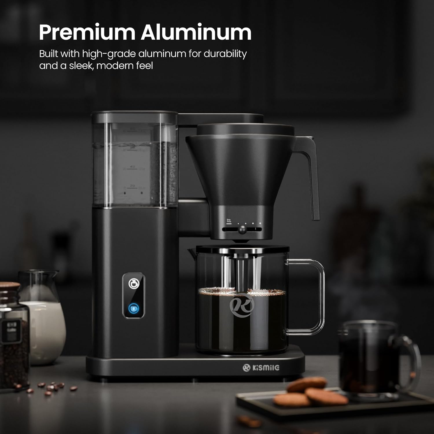 Kismile 8 Cup Drip Coffee Maker Machine 93125KCM0 - Image 2