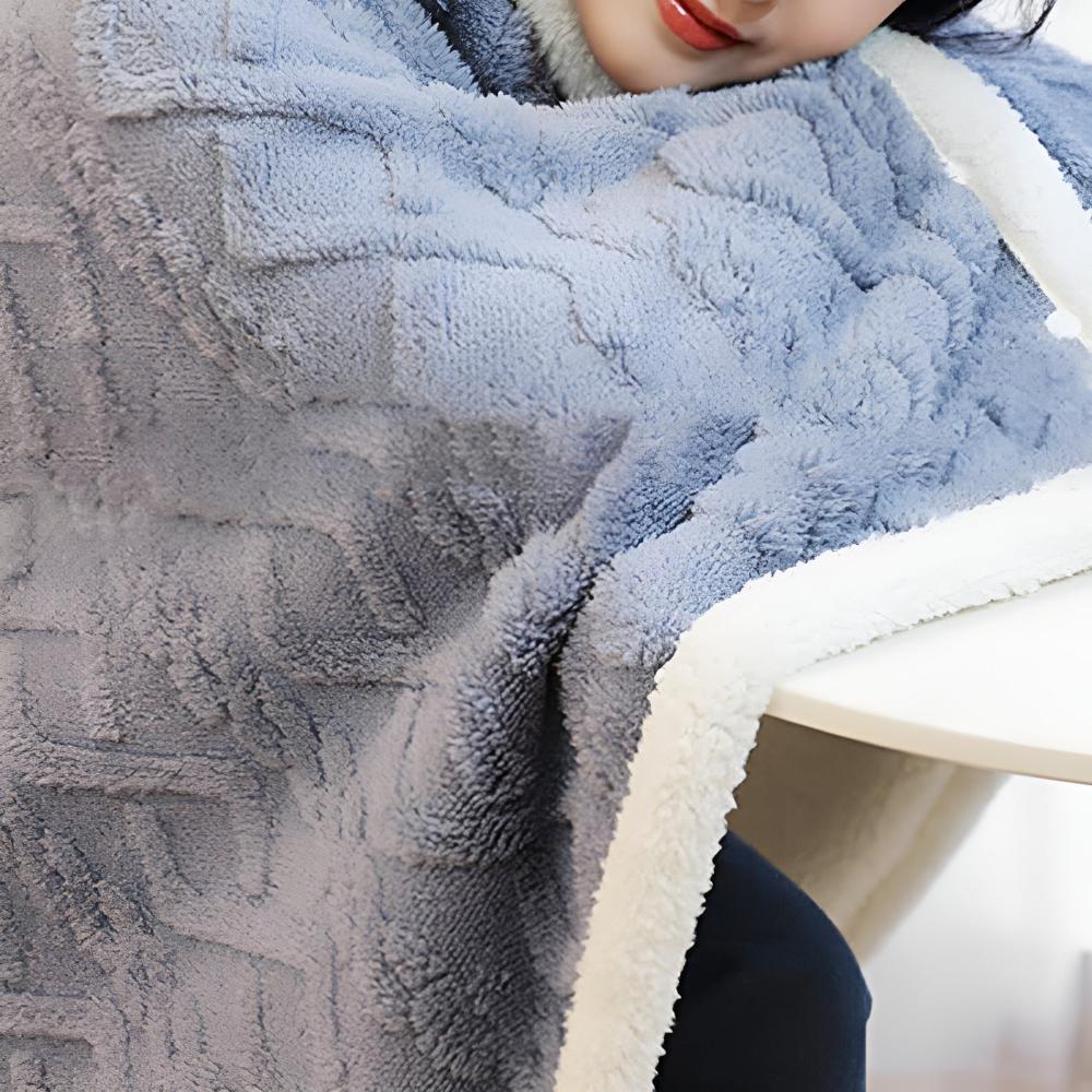 Wearable Throw Blanket Super-Soft Flannel Antibacterial & Hypoallergenic - Image 5