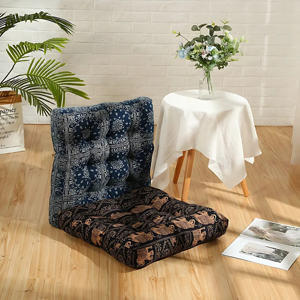 Square Seat Cushion Microfiber Removable Cover & Anti-Slip Strap - Image 8