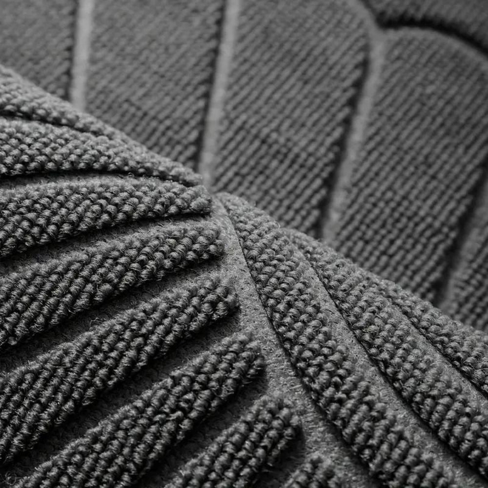 Door Mat Half-Circle Polyester Non-Slip Backing - Image 2
