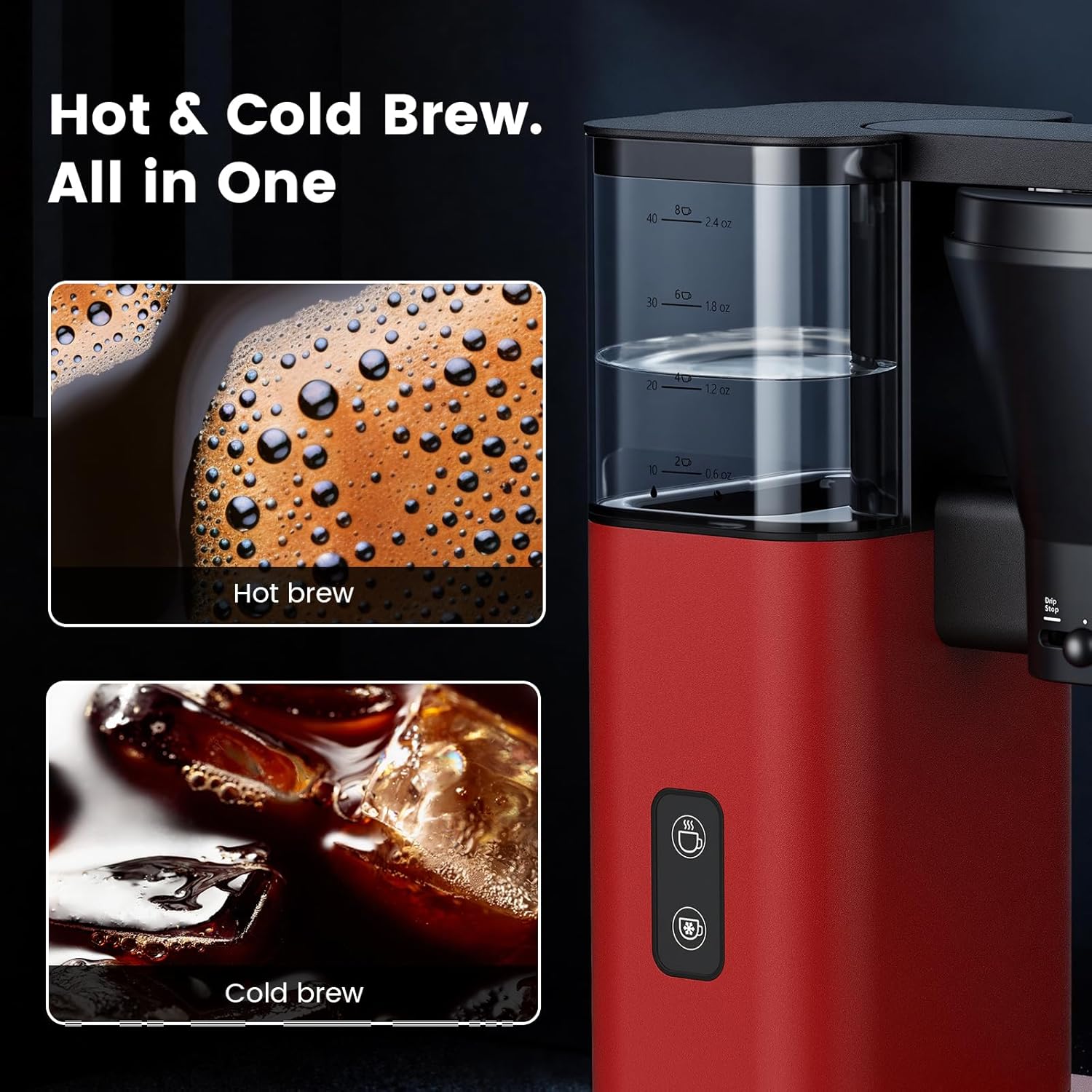 Kismile 8 Cup Drip Coffee Maker Machine 93125KCM0 - Image 21