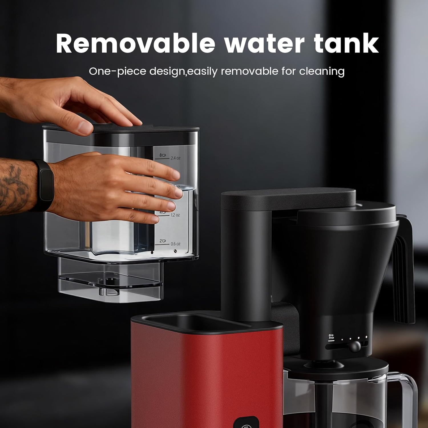 Kismile 8 Cup Drip Coffee Maker Machine 93125KCM0 - Image 25