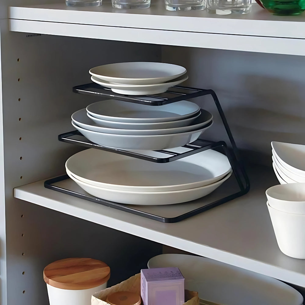 Dish Drainer Two-Tier Stainless Steel Space-Saving - Image 5