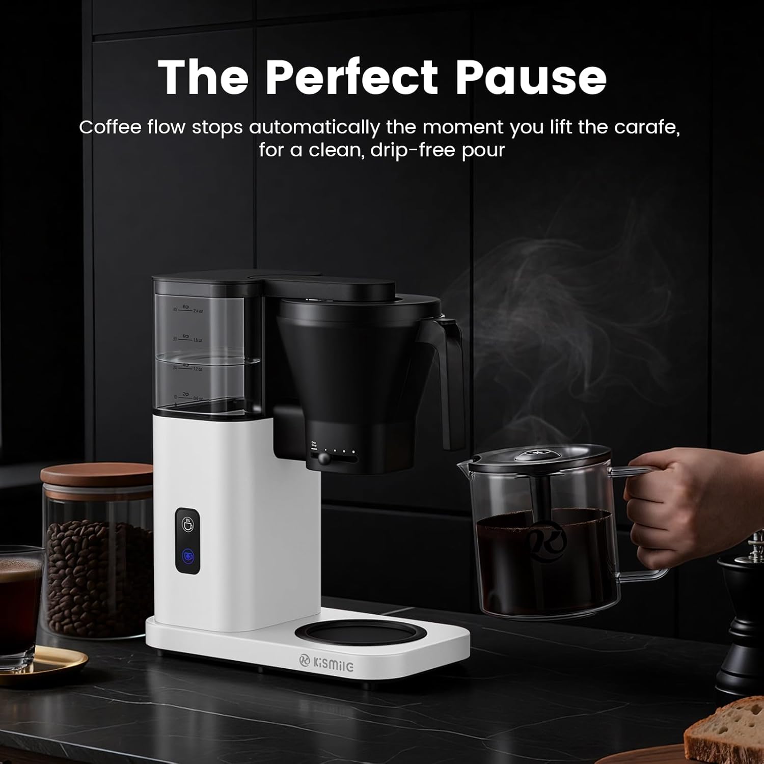 Kismile 8 Cup Drip Coffee Maker Machine 93125KCM0 - Image 28