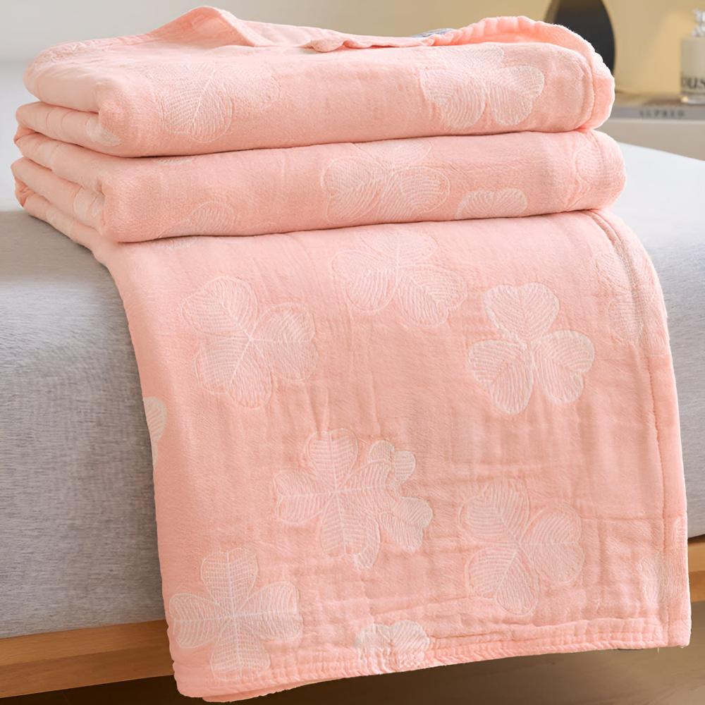 Cotton Blanket Organic Three-Layer Lightweight & Breathable - Image 10