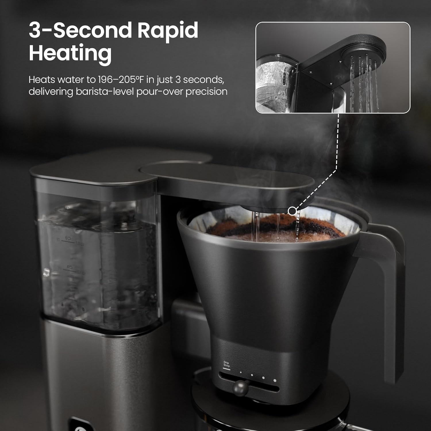 Kismile 8 Cup Drip Coffee Maker Machine 93125KCM0 - Image 47