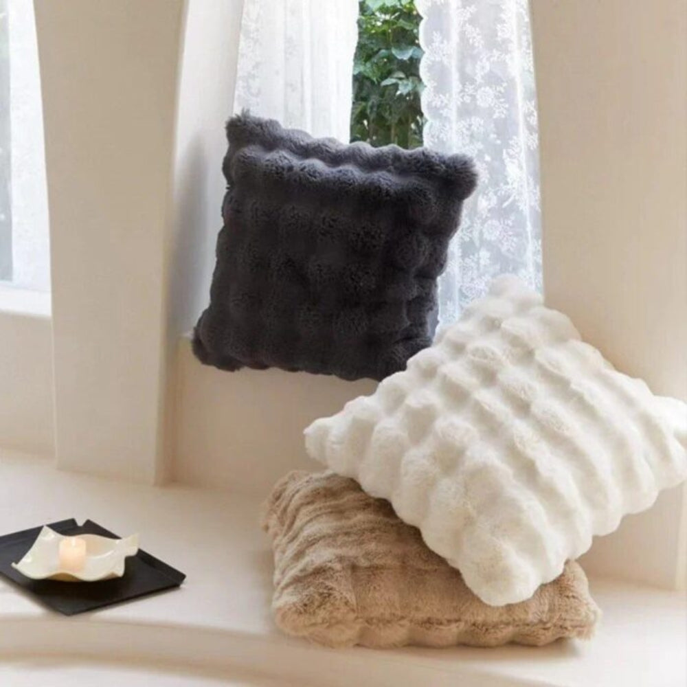 Cushion Faux Fur Cotton-Blend Machine Washable - Image 7