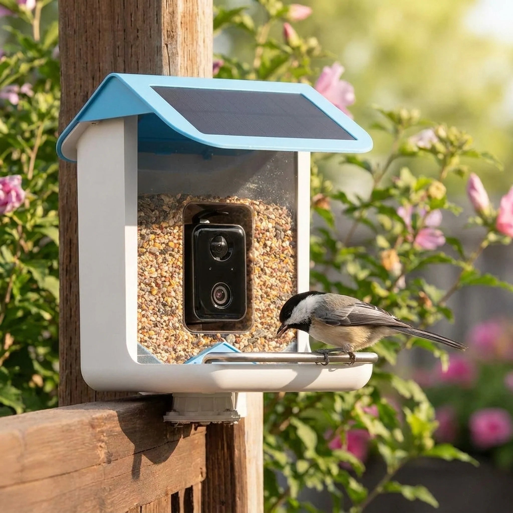 Outdoor Bird Feeder Camera Solar-Powered AI Bird ID - Image 2