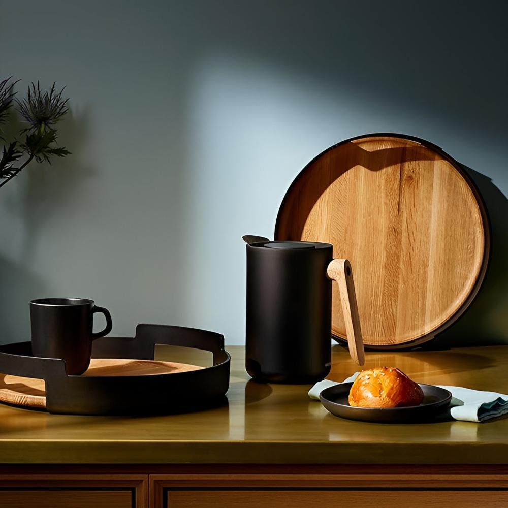 Serving Tray Sustainable Bamboo Nordic & Minimalist 12 Inch - Image 2