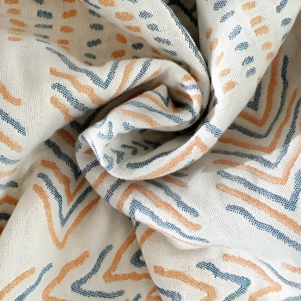 Cotton Throw Blanket Reversible Ultra-Soft Machine Washable - Image 7