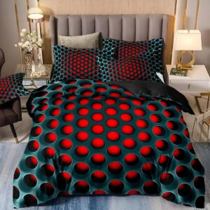 Duvet Cover Set Breathable Microfiber Cosmic Vortex Print