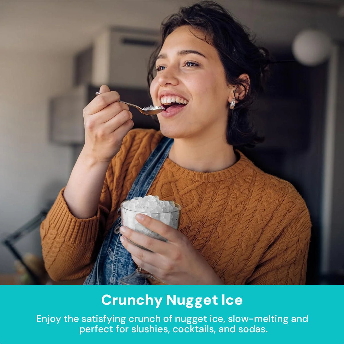 Kismile Nugget Countertop Ice Maker Z5825NB - Image 14