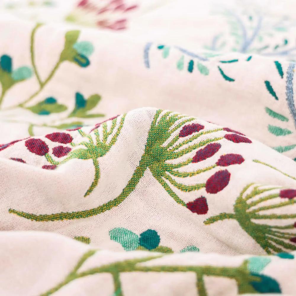 Throw Blanket Organic Cotton 4-Layer Gauze Oversized - Image 3
