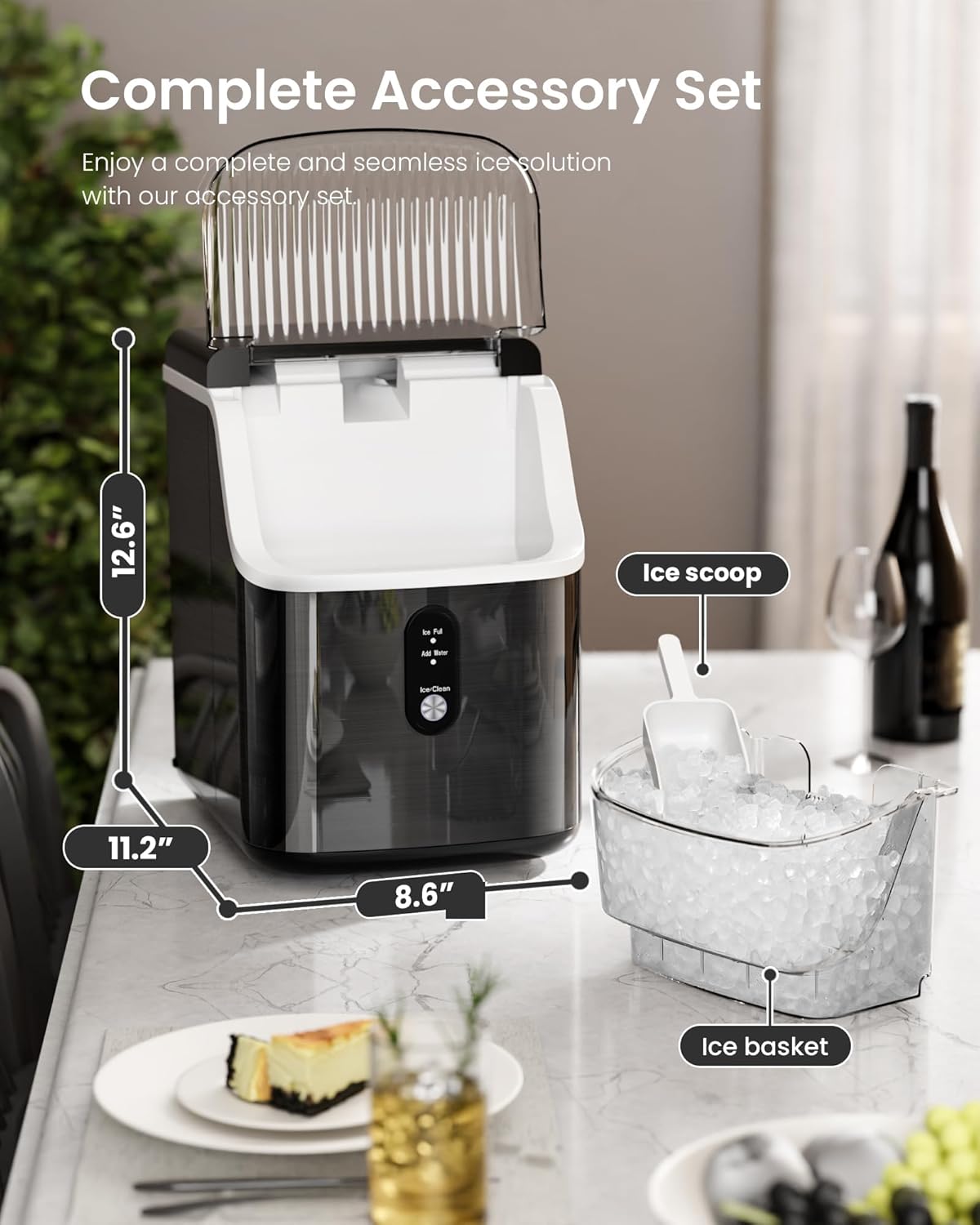 Kismile Nugget Countertop Ice Maker Z5825NB - Image 20