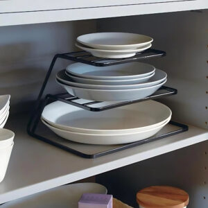 Dish Drainer Two-Tier Stainless Steel Space-Saving