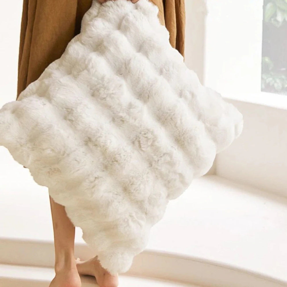 Cushion Faux Fur Cotton-Blend Machine Washable - Image 2