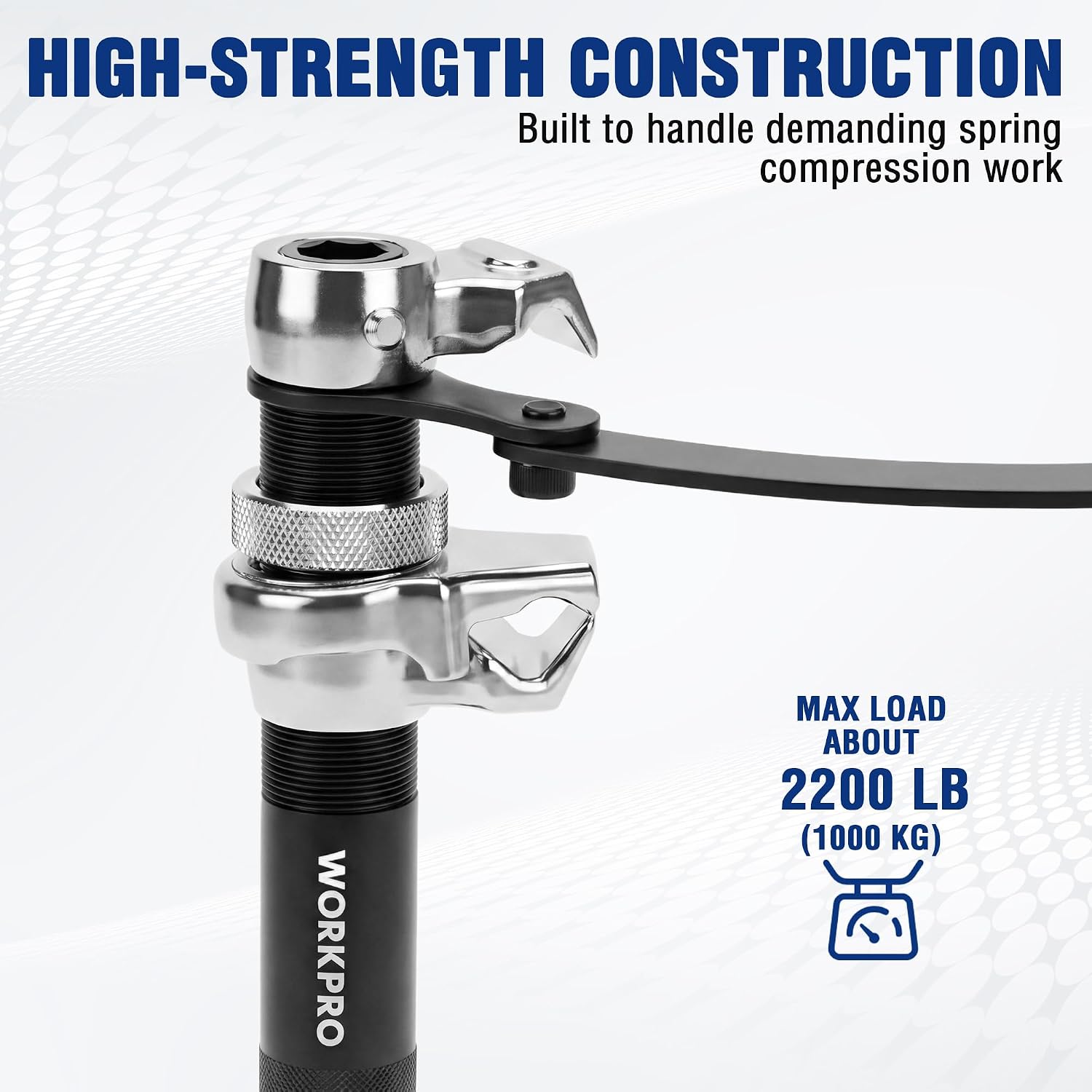WORKPRO 2-Piece Heavy Duty Coil Spring Compressor Tool Set, 2200LB Capacity - Image 3