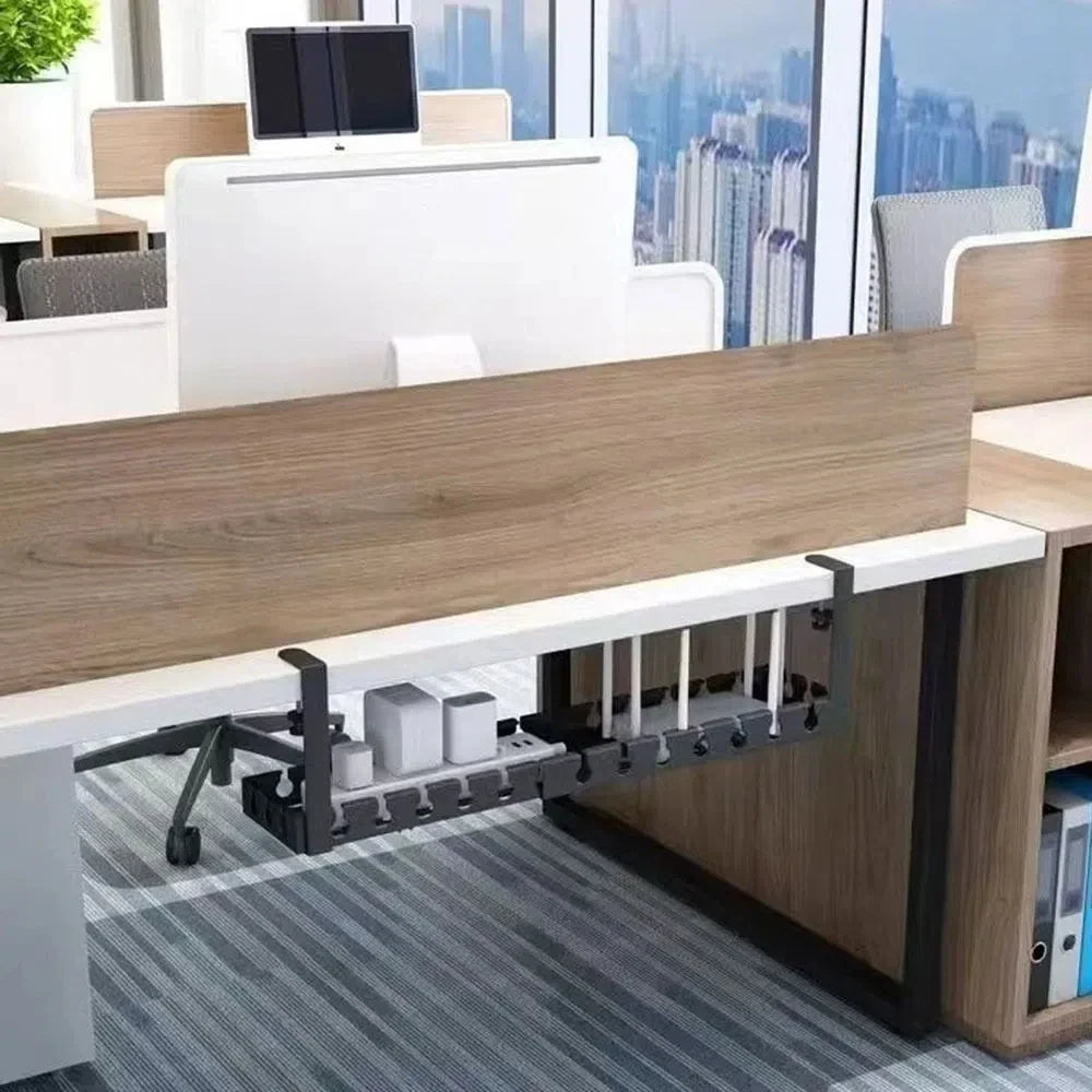 Adjustable Cable Organizer Tray for Under-Desk Use - Image 9